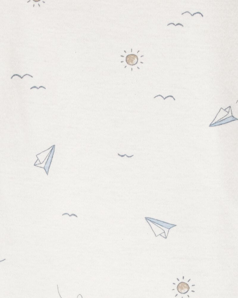 Baby 7-Piece Panda Print Bodysuits & Pants Set, image 4 of 6 slides