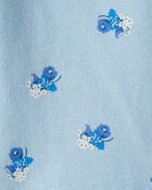 Baby Girl 3-Piece Floral Sherpa Long-Sleeve Bodysuit & Pant Set - Blue, image 4 of 6 slides