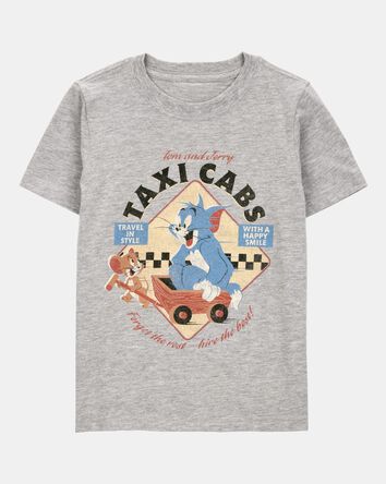 Toddler Tom and Jerry Graphic Tee - Grey, 
