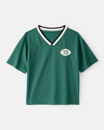 Boys Short-Sleeve Mesh Jersey - Green, 