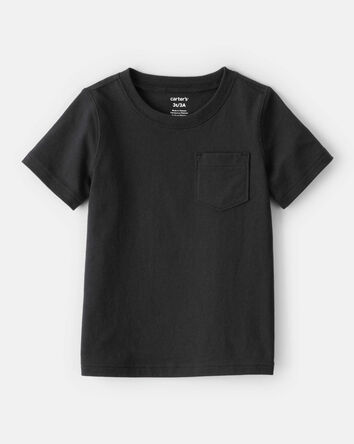 Toddler Boy Solid Short-Sleeve Tee - Black, 