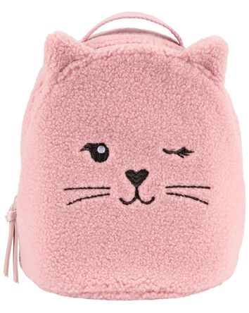 Girls OshKosh Sherpa Cat Mini Backpack, 