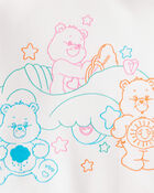 Girls 2-Piece Care Bears Pullover Hoodie & Active Pants Set - White, image 5 of 9 slides