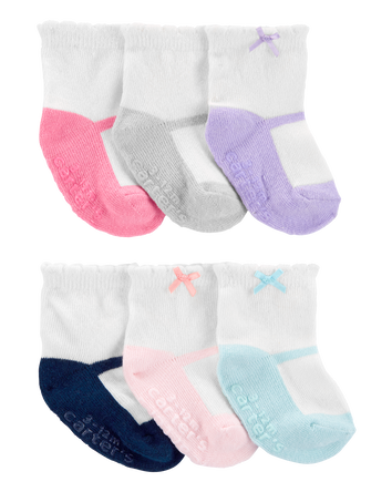 Baby 6-Pack Ballet Booties, 
