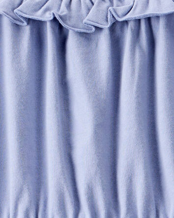 Girls Long-Sleeve Top - Blue, 