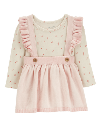 Baby 2-Piece Long-Sleeve Bodysuit & Sweater Knit Jumper Set, 