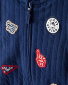 Baby Boy 3-Piece Game Day Little Vest Set - Navy/Red, image 2 of 5 slides