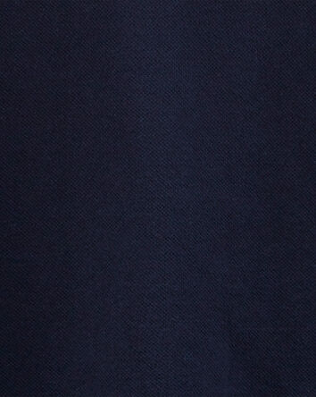 Toddler Navy Piqu&eacute; Polo Shirt, 