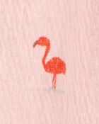 Baby Flamingo Pom Pom Tank, image 3 of 4 slides