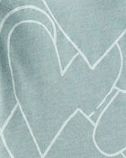 Baby Girl 3-Piece Heart Print Outfit & Dress Set - Green, image 3 of 9 slides