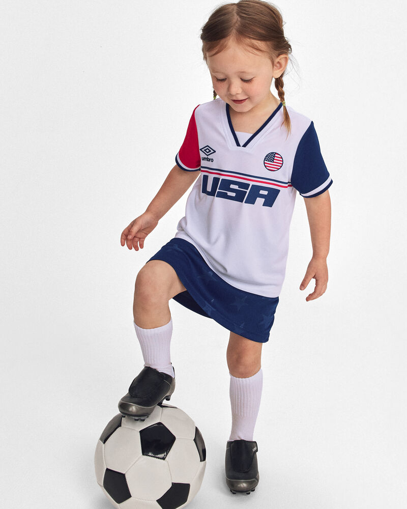 Toddler Umbro USA Soccer Jersey - Red/White/Blue, image 2 of 7 slides