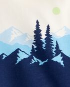 Baby Boy DayDream Fleece Mountain Print Hoodie, image 2 of 3 slides
