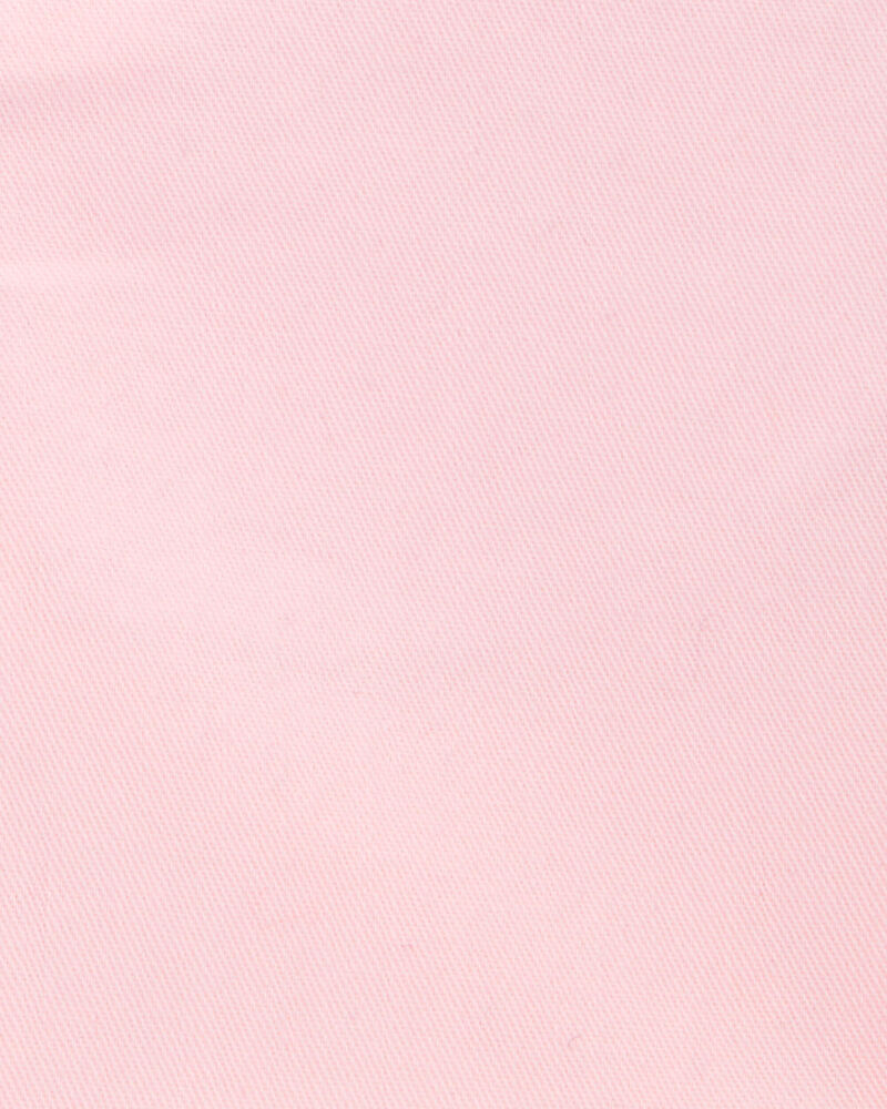 Toddler Iconic Denim Shorts: Frayed Hem - Pink, image 5 of 6 slides