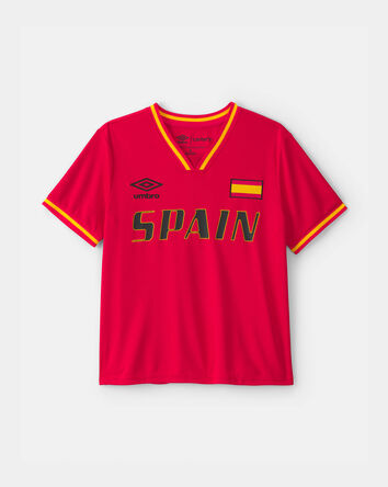 Kids Umbro Spain Soccer Jersey - Red, 