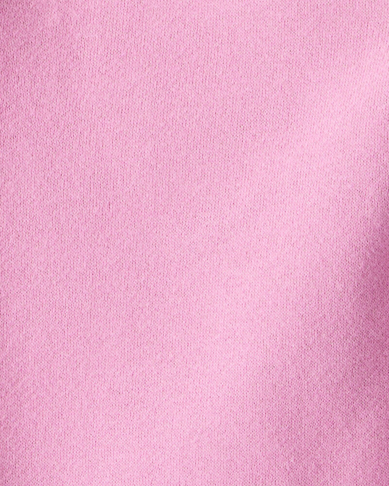 Toddler Girl 2-Piece Quarter-Zip Sweatshirt & Daydream Fleece Joggers Set - Pink, image 6 of 8 slides