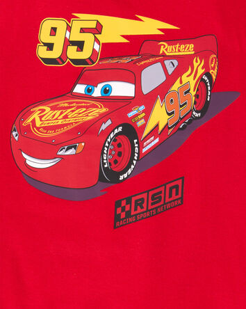 Toddler Boy Cars Snug Fit Cotton 2-Piece Pajamas - Red, 