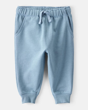 Baby Boy DayDream Fleece Cotton Jogger - Blue, 