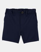 Toddler 3-Pack Active Pull-On Uniform Shorts - Navy, image 7 of 8 slides