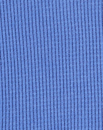 Kid Solid Thermal Long-Sleeve Shirt - Blue, 