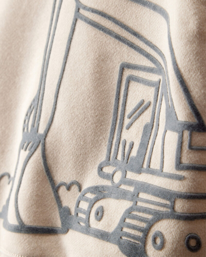 Baby Boy 2-Piece DayDream Fleece Construction Long-Sleeve Tee & Pant Set, image 6 of 7 slides