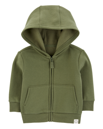 Baby Zip-Up Fleece Hoodie, 