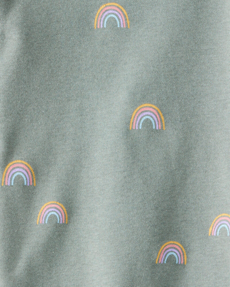 Baby Organic Cotton Pajamas in Magical Rainbow Print, image 3 of 4 slides
