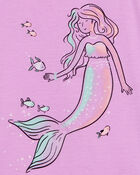 Toddler 2-Pack Mermaid Ruffle-Sleeve Nightgowns - Purple/Blue, image 2 of 4 slides