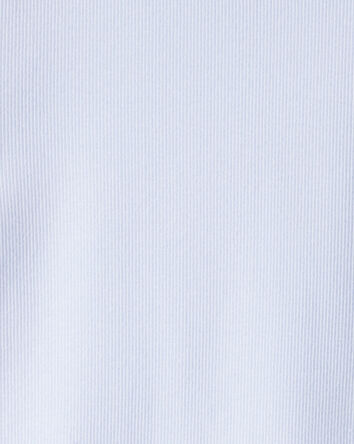 Kid Mock Neck Ribbed Tee - Blue, 