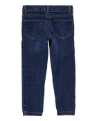 Baby Dark Blue Wash Skinny-Leg Jeans, image 2 of 4 slides