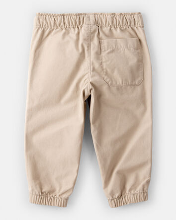 Baby Boy  Cotton Everyday Pull-On Jogger - Khaki, 