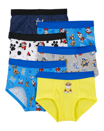 Toddler 6-Pack PAW Patrol Cotton Briefs Underwear, 