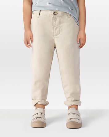 Toddler Linen Pants Made with Organic Cotton, 