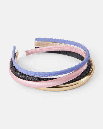 Girls 4-Pack Headbands - Multi, 