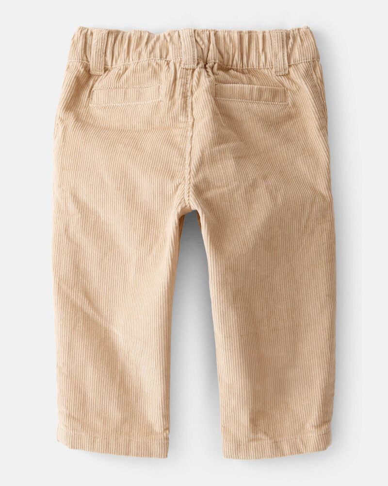 Baby Boy 3-Piece Plaid Print Cotton Bodysuit, Bowtie & Pant Set - Green/Tan, image 3 of 6 slides