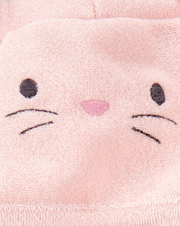 Baby Bunny Hooded Terry Robe - Pink, 