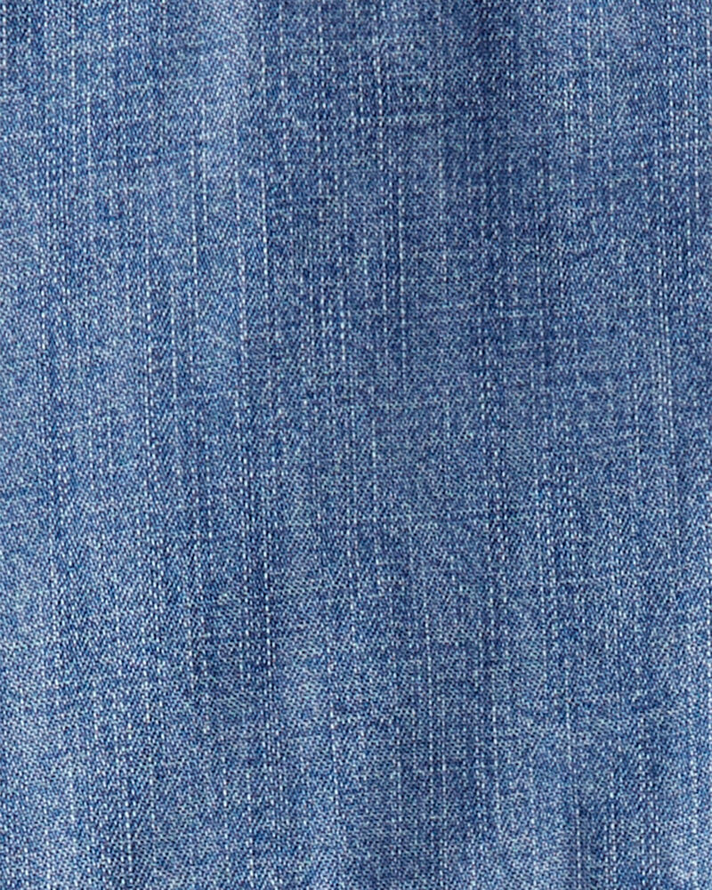 Toddler Organic Cotton Chambray Dress, image 4 of 5 slides