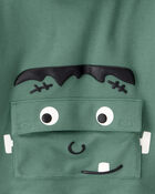 Toddler Boy Halloween Frankenstein Pullover Hoodie - Green, image 2 of 3 slides