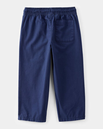 Toddler Boy Drawstring Pull-On Pants - Navy, 