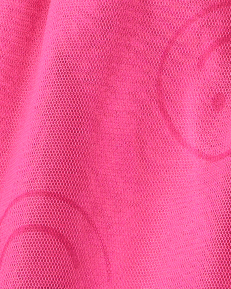 Baby Girl Smile Long-Sleeve Top & Tulle Skort Set - Grey/Pink, image 5 of 6 slides