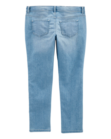 Kid Light Blue Wash Super Skinny-Leg Jeans, 