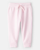 Baby Girl 2-Piece Hooded Zip-Up Jacket & Joggers Set - Pink, image 6 of 8 slides