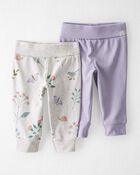 Baby 2-Pack Organic Cotton Joggers, image 1 of 5 slides