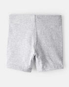Toddler Girl 2-Pack Tumbling Shorts - Grey/Navy, image 2 of 6 slides