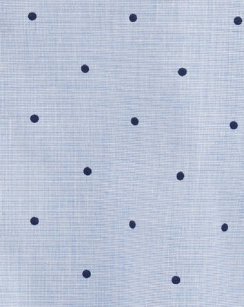 Baby Polka-Dot Button-Front Bodysuit, 