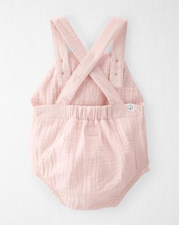 Baby Girl Organic Cotton Gauze Bubble, 