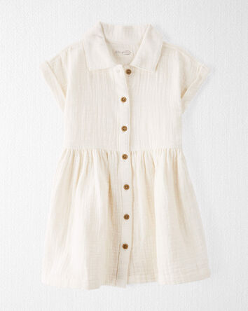 Toddler Organic Cotton Gauze Dress, 