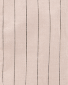 Baby 2-Piece Desert Lizard Graphic Tee & Striped Pants Set - Ivory/Tan, image 7 of 7 slides