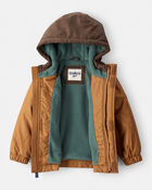 Toddler Boy Long-Sleeve Midweight Utility Jacket - Brown, image 2 of 3 slides
