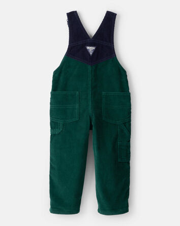 Toddler Boy Corduroy Overalls - Green, 