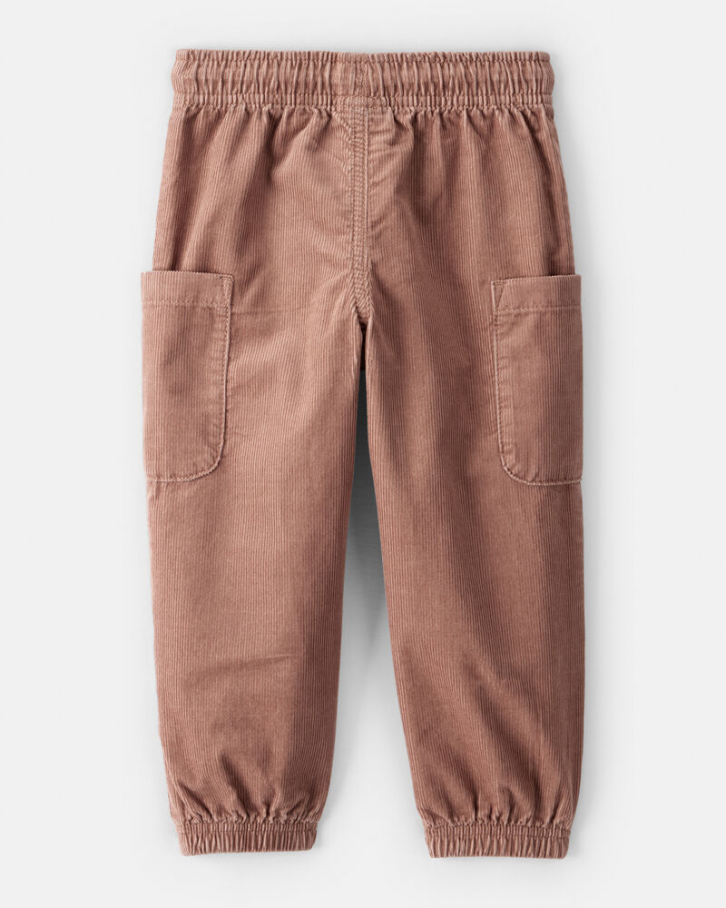 Baby Boy Corduroy Joggers - Brown, image 2 of 5 slides